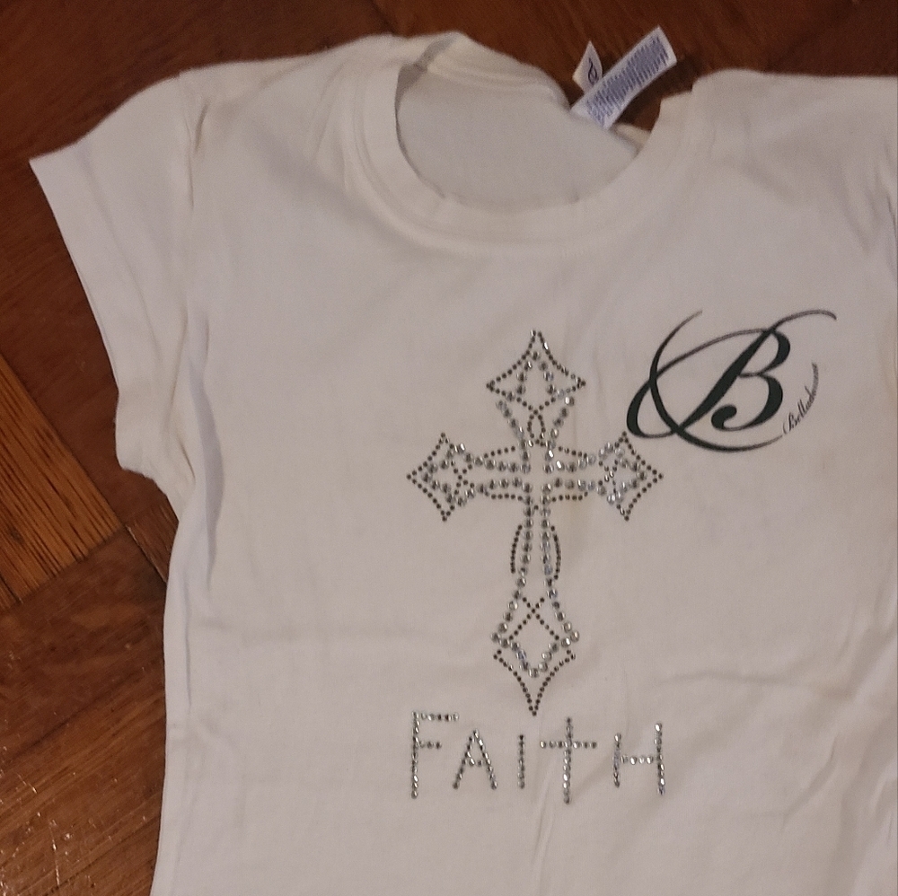 Shades of love express your passion white t shirt cap sleeves sz small  hp🔥🔥 - Picture 6 of 6